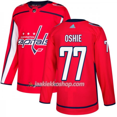 Miehille NHL Washington Capitals Pelipaita T.J. Oshie 77 Adidas 2017-2018 Punainen Authentic